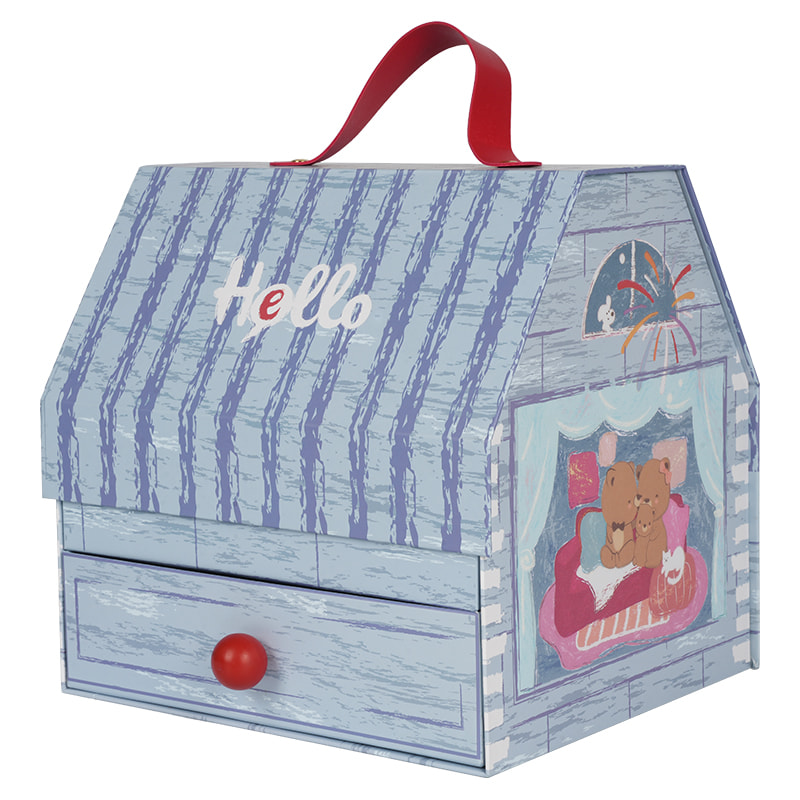 صندوق هدايا بيت الألعاب DIY، حقيبة هدايا مهرجان السيرك